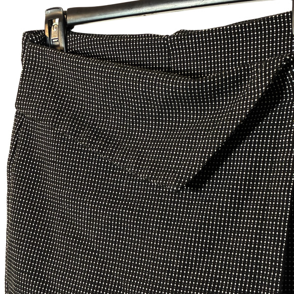 Zara Trafaluc Black Belted Asymmetric Polka Dot Skort Small Neutral Mini Shorts - Picture 3 of 10